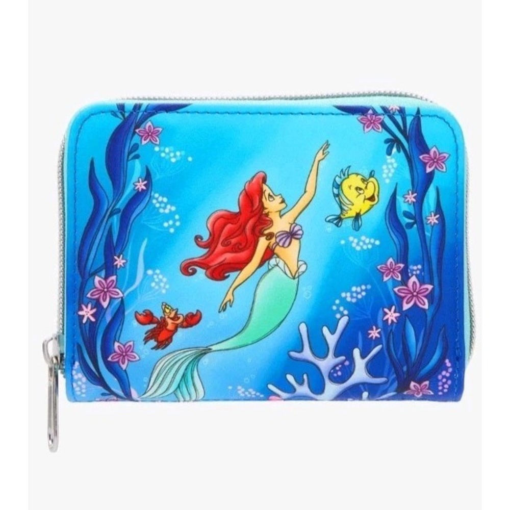 NWT Loungefly The Little Mermaid Under The Sea Trio Mini Satchel And Wallet SET! - Picture 3 of 9